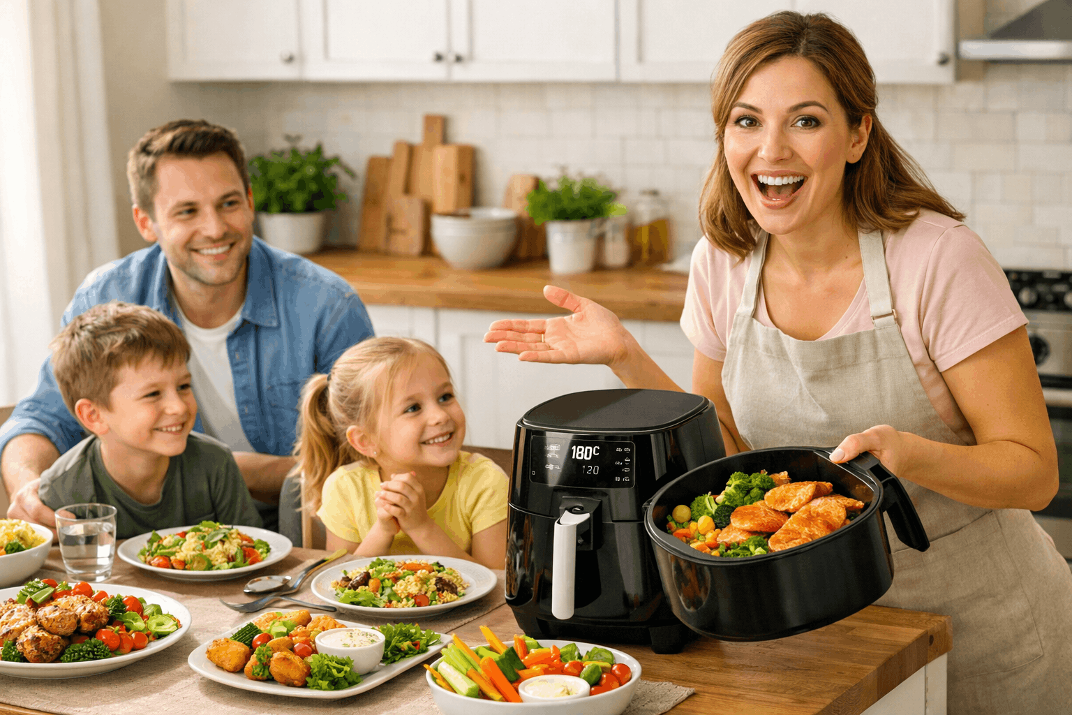 22 gesunde Airfryer-Rezepte für die ganze Familie