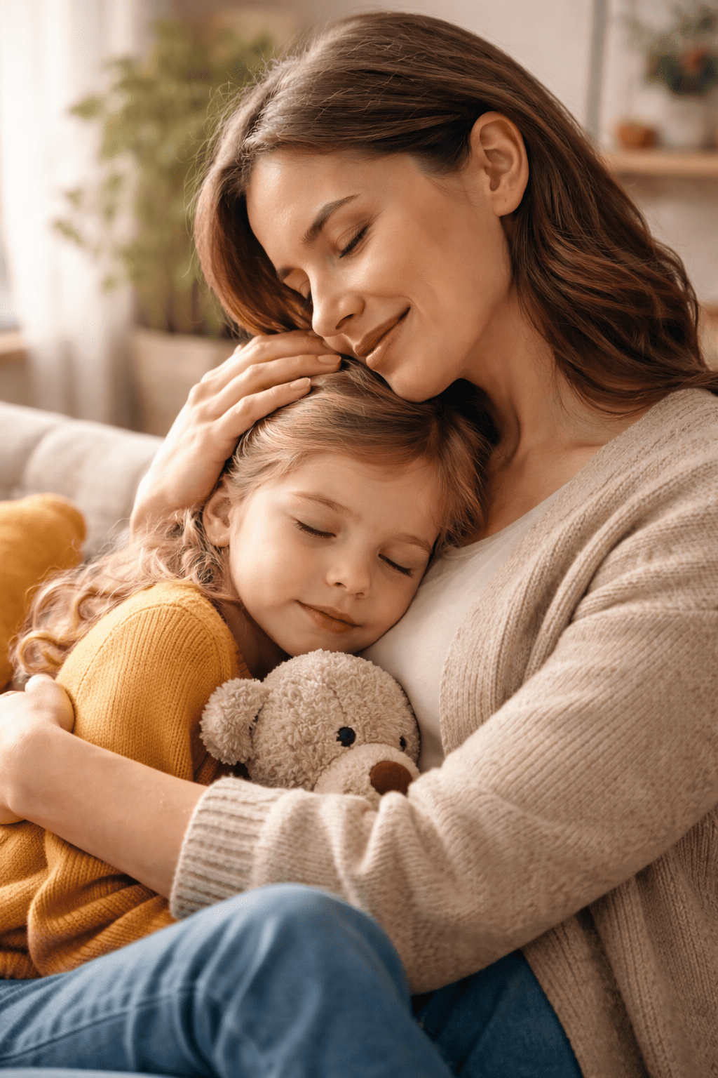 liebende Mutter mit Kind