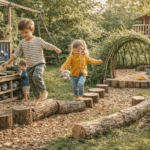 DIY Kinderspielplatz Garten