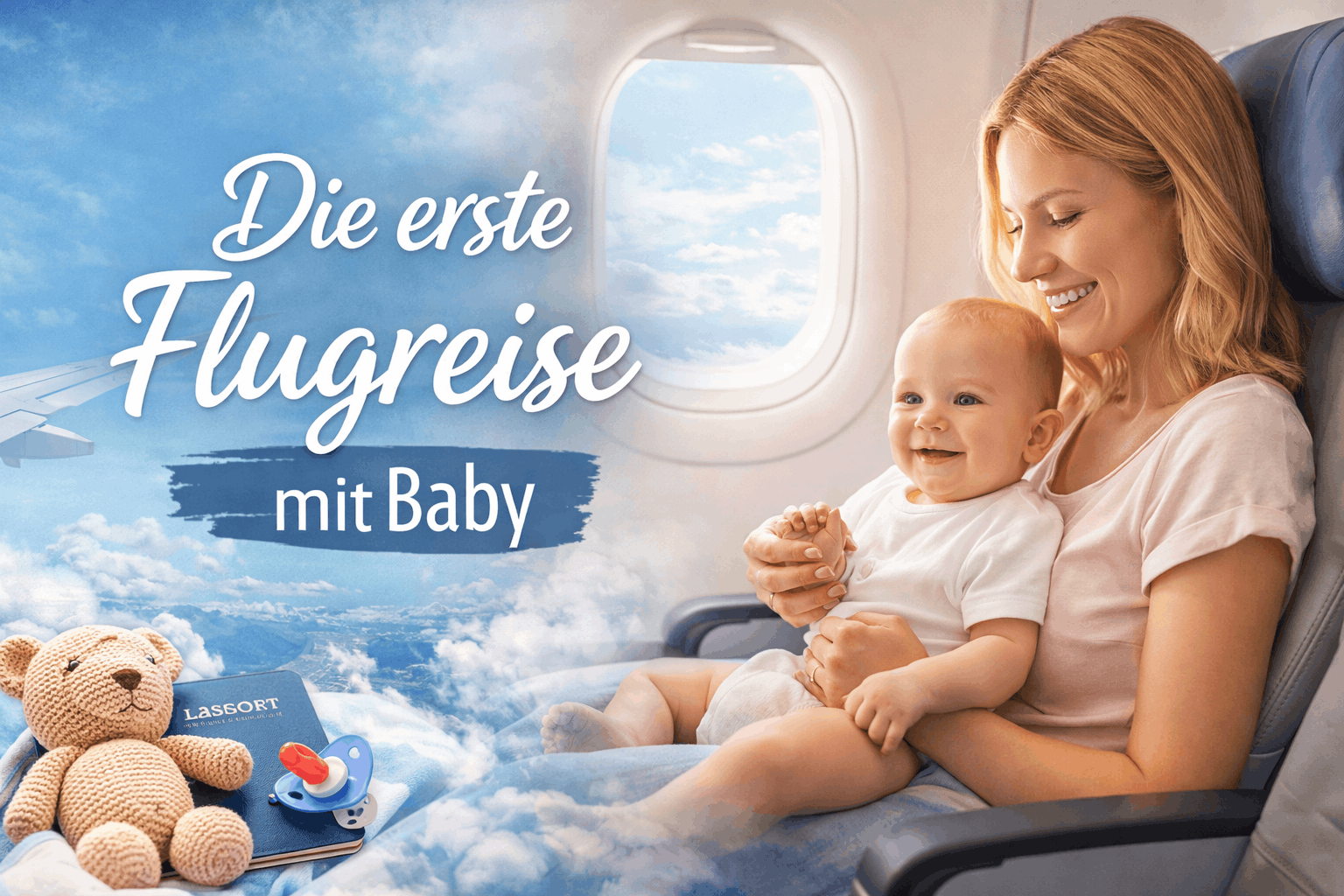 Die erste Flugreise mit Baby – So wird´s ganz entspannt