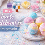 bunte Badebomben