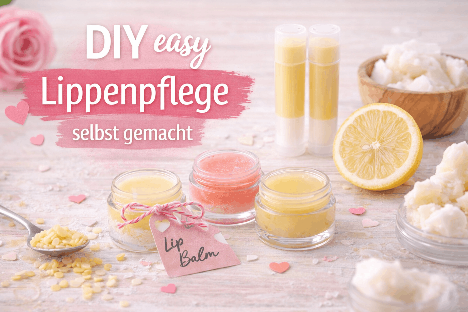 DIY easy Lippenpflege selbst gemacht