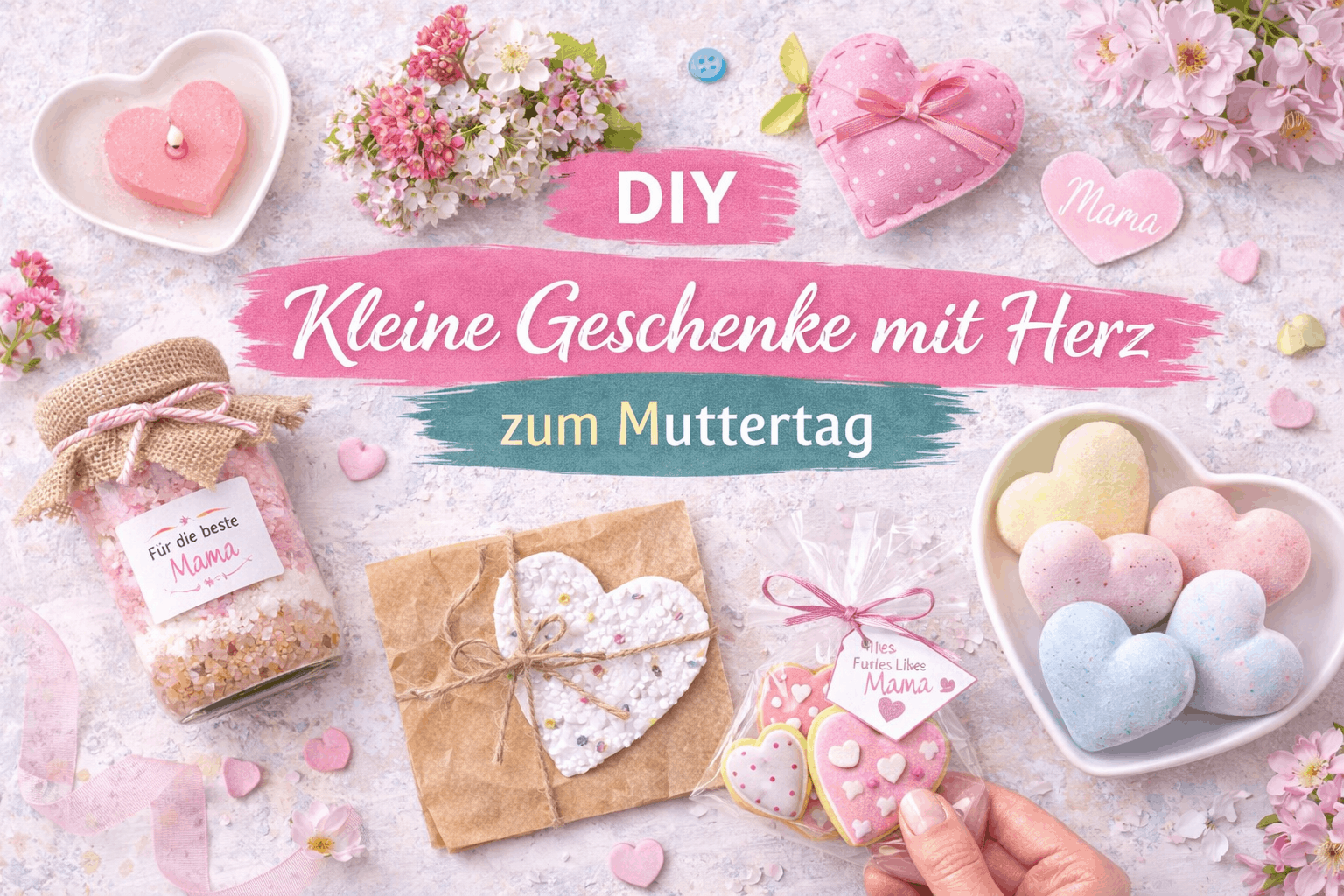 DIY – kleine Geschenke mit Herz zum Muttertag