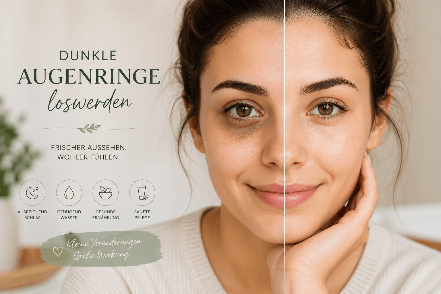 dunkle Augenringe
