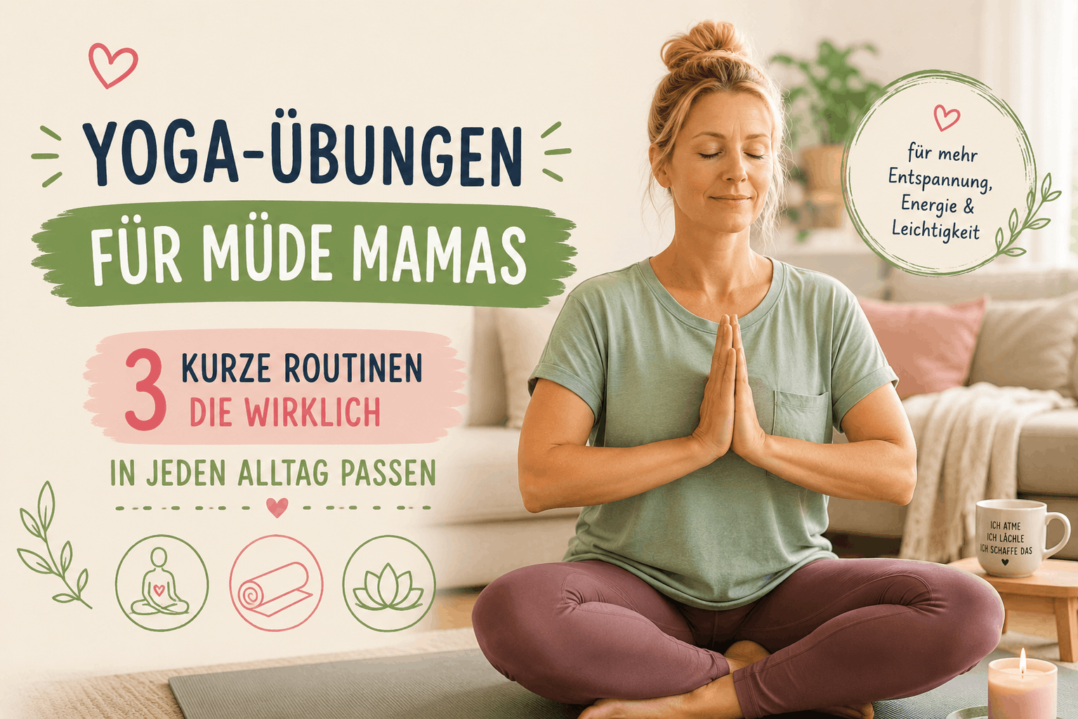Yoga-Übungen für müde Mamas