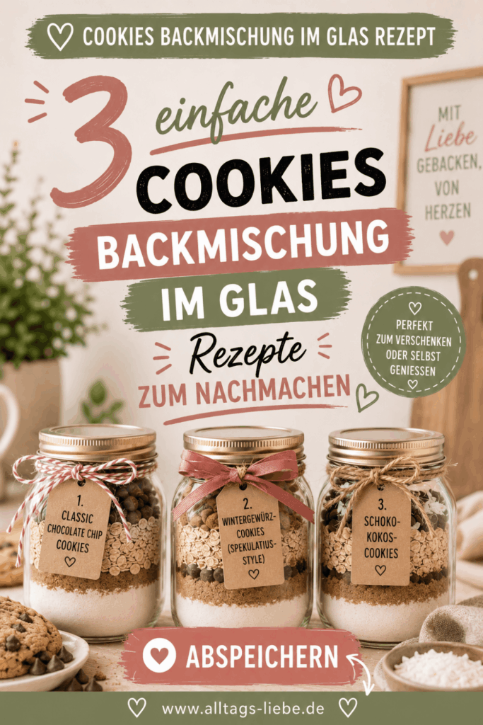 cookies backmischung im glas rezept