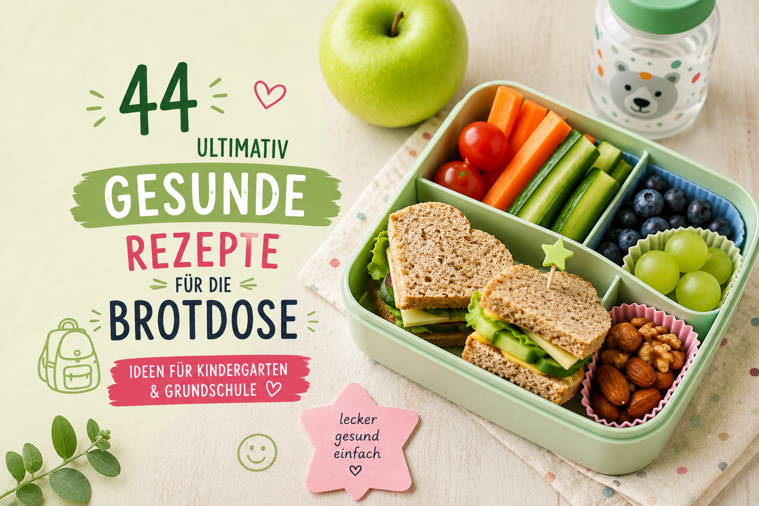 44 ultimativ gesunde Rezepte für die Brotdose