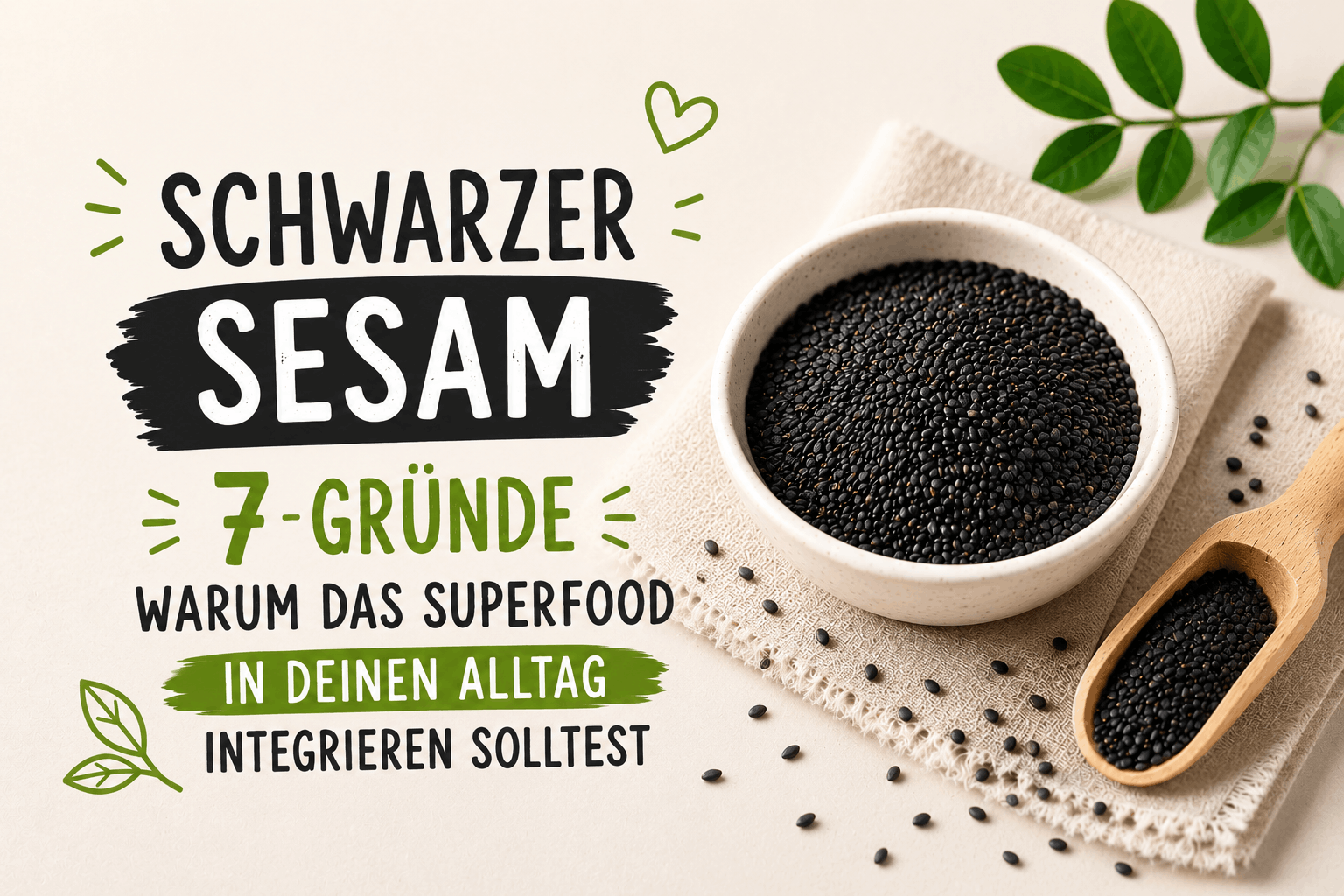 Schwarzer Sesam