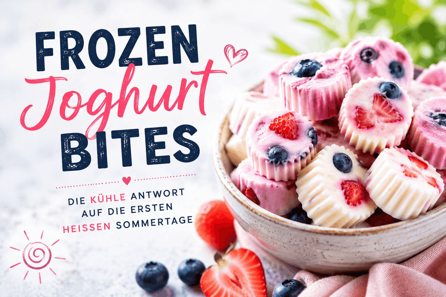 Frozen Joghurt Bites